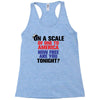 on a scale of one to america how free are you tonight Racerback Tank