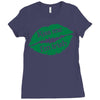 kiss me i am irish Ladies Fitted T-Shirt