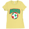mexico soccer Ladies Fitted T-Shirt