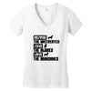 rescue save love Women's V-Neck T-Shirt