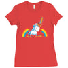 rainbow chainsaw massacre Ladies Fitted T-Shirt