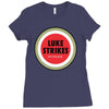 luke strikes Ladies Fitted T-Shirt