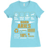 Born Aries Multitasking Problem Solving Tees Ladies Fitted T-Shirt