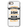 Super Cool Son Of A Freaking Awesome Mom iPhone 8