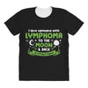 I Love Someone with Lymphoma Cancer to The Moon and Back to Infinity All Over Women's T-shirt