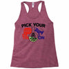 pick your poison Racerback Tank