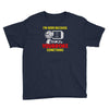 i'm here because you broke something Youth Tee