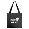 american sniper punisher Tote Bags