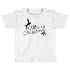 merry christmas flower Toddler T-shirt