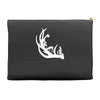 deer antler with buck forest Accessory Pouches