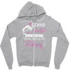 real girls go fishing Zipper Hoodie