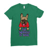 the snuggle is real Ladies Fitted T-Shirt
