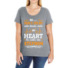 There's This Boy Who Stole My Heart He Calls Me Stepmom Ladies Curvy T-Shirt