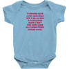 casual friday Baby Onesie