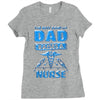 proud dad nurse Ladies Fitted T-Shirt