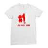 job well done batle royal gaming Ladies Fitted T-Shirt