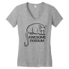 awesome possum Women's V-Neck T-Shirt
