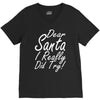 dear santa i really did try V-Neck Tee