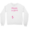 Muggle On Board Pink Crewneck Sweatshirt