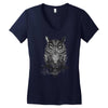 owl Women's V-Neck T-Shirt