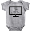 keep calm and watch gilmore girls Baby Bodysuit