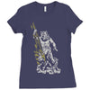 zeus gott griechenland olymp herrscherblitz jupiter mythologie Ladies Fitted T-Shirt