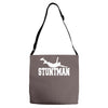 stuntman funny movie present new Adjustable Strap Totes
