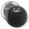 totoro smiling face   cute neko cat kawaii japanese anime otaku gift t Pin-back button