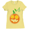 pumpkin! Ladies Fitted T-Shirt