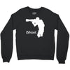 ishoot   camera photographer trained shooting funny gun photo gift tee Crewneck Sweatshirt