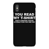 you read my t shirt iPhoneX
