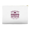 world's most awesome mom Accessory Pouches