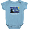 Vincent Van Gogh The Starry Night Baby Bodysuit
