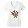 tortue tueuse de mario bros Women's V-Neck T-Shirt