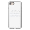lipstick diamonds champagne iPhone 8
