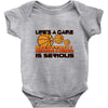 life's a game basketball Baby Onesie