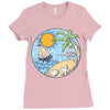 summer ornament Ladies Fitted T-Shirt