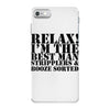 relax! i'm the best man iPhone 7 Case