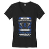 Never Underestimate The Strength Of A Colon Cancer Warrior Women's V-Neck T-Shirt
