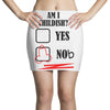 am i childish Mini Skirts