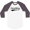 mathlete t shirt funny math humor geek nerd school athlete 3/4 Sleeve Shirt