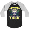 legends are born in 1986 hoodie 9 3/4 Sleeve Shirt