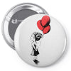 red balloons Pin-back button