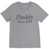 personalised daddy (2) V-Neck Tee