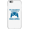 my favorite exercise is video games iPhone 6/6s Case