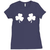 shamrock boobs Ladies Fitted T-Shirt