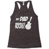 my dad rocks Racerback Tank