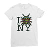 i (turtle) ny Ladies Fitted T-Shirt