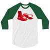 red skinhead bovver boots ideal birthday gift or present 3/4 Sleeve Shirt