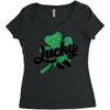 Lucky Irish Baby Women's Triblend Scoop T-shirt